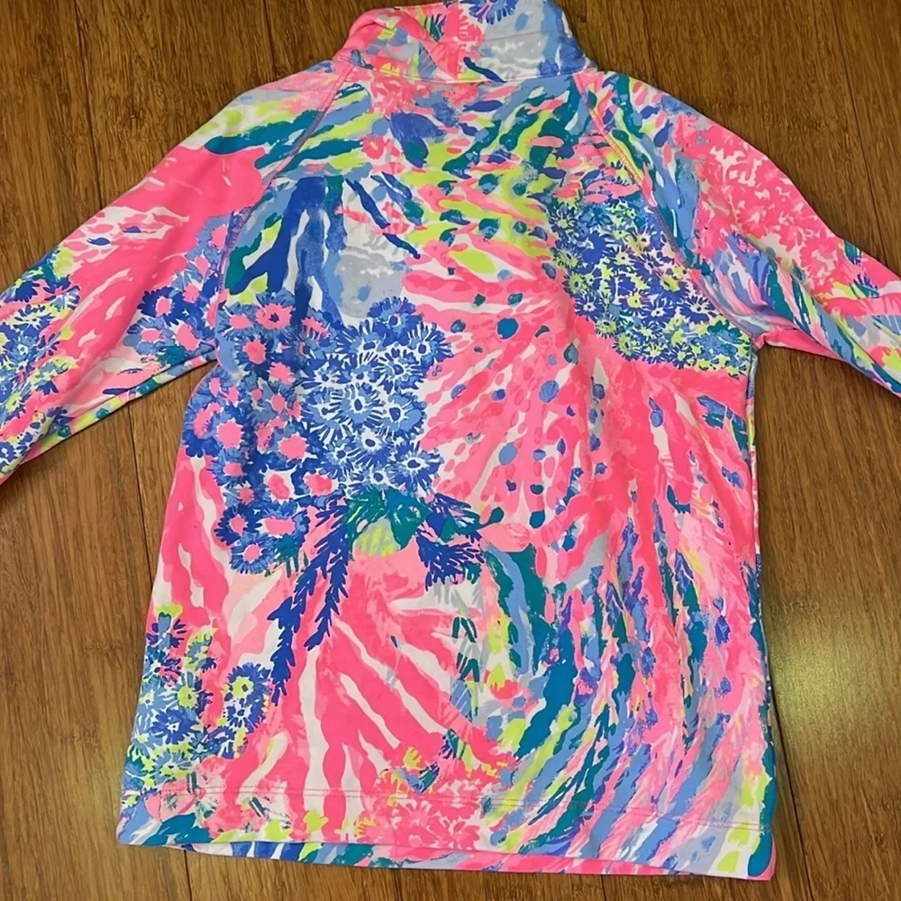 Lilly Pulitzer girls skipper popover in rainbow Soleil size large (8-10) NWOT